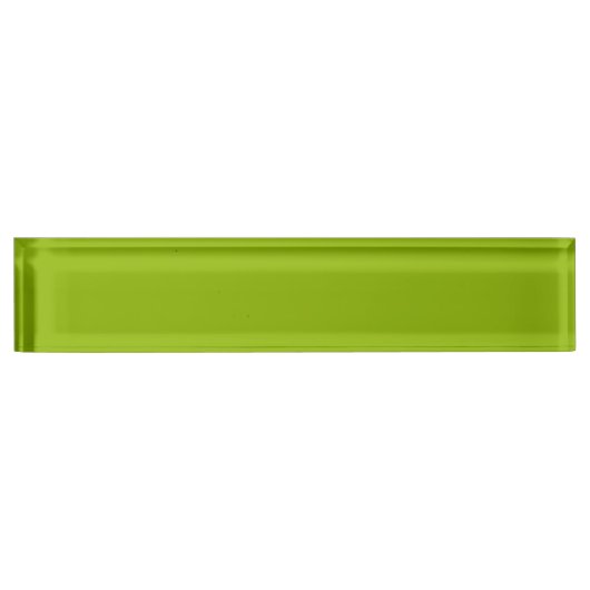 Apple green (vaste kleur) naambordje (Voorkant)