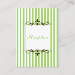 Apple Green, White, Brown Striped Enclosure Kaart