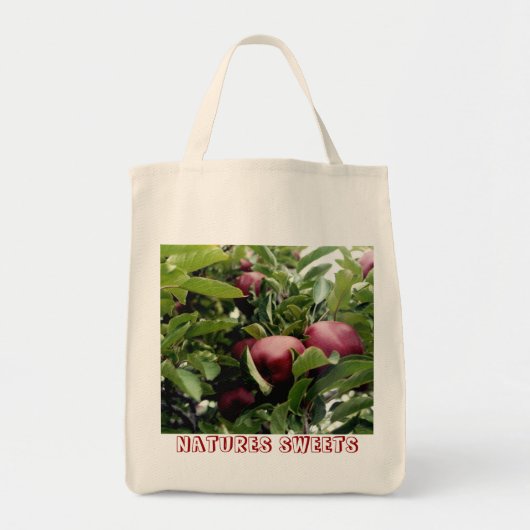 Apple Grocery Bag Tote Bag (Voorkant)