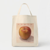 Apple Grocery Tas - Natural White (Voorkant)