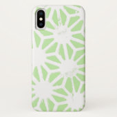 Apple groen geometrisch patroon Case-Mate iPhone case (Achterkant)