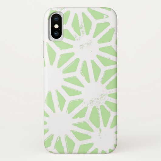 Apple groen geometrisch patroon Case-Mate iPhone case (Achterkant)