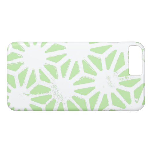 Apple groen geometrisch patroon Case-Mate iPhone case (Achterkant (Horizontaal))