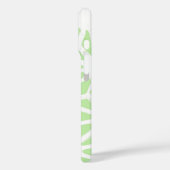 Apple groen geometrisch patroon Case-Mate iPhone case (Achterkant / Links)