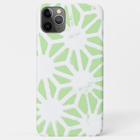 Apple groen geometrisch patroon Case-Mate iPhone case (Achterkant)