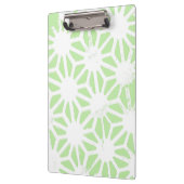 Apple groen geometrisch patroon klembord (Links)