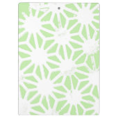 Apple groen geometrisch patroon klembord (Achterkant)