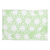 Apple groen geometrisch patroon kussensloop (Achterkant)