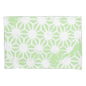 Apple groen geometrisch patroon kussensloop (Voorkant)