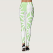 Apple groen geometrisch patroon leggings (Achterkant)