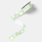 Apple groen geometrisch patroon satijnen lint (Achterkant)