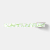 Apple groen geometrisch patroon satijnen lint (Voorkant)
