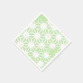 Apple groen geometrisch patroon servet (Hoek)