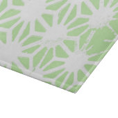Apple groen geometrisch patroon snijplank (Hoek)