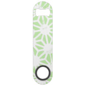 Apple groen geometrisch patroon speed flessenopener (Voorkant)