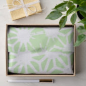 Apple groen geometrisch patroon tissuepapier (Geschenk)