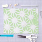Apple groen geometrisch patroon tissuepapier (Craft)