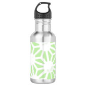 Apple groen geometrisch patroon waterfles  (Voorkant)