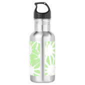 Apple groen geometrisch patroon waterfles  (Achterkant)
