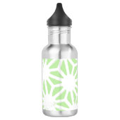 Apple groen geometrisch patroon waterfles  (Links)