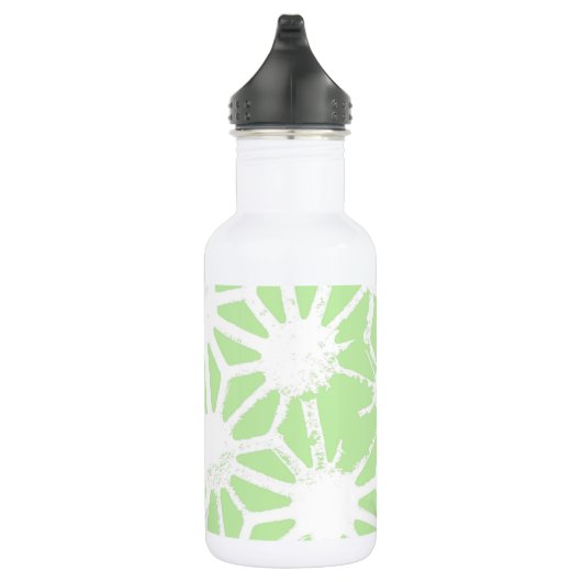 Apple groen geometrisch patroon waterfles (Rechts)