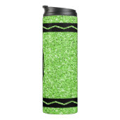 Apple Groene Glitter Crayon Hete Drink Naam Tumble Thermosbeker (Geroteerd rechts)