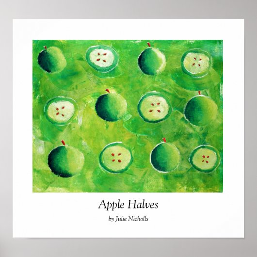 Apple Halves Poster (Voorkant)