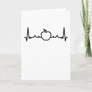 Apple Hartslag Fruit en Vegan Cadeaus Kaart