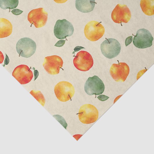 Apple Harvest (Antiek wit) - Weefselpapier Tissuepapier (Detail)