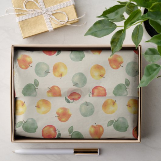 Apple Harvest (Antiek wit) - Weefselpapier Tissuepapier (Geschenk)