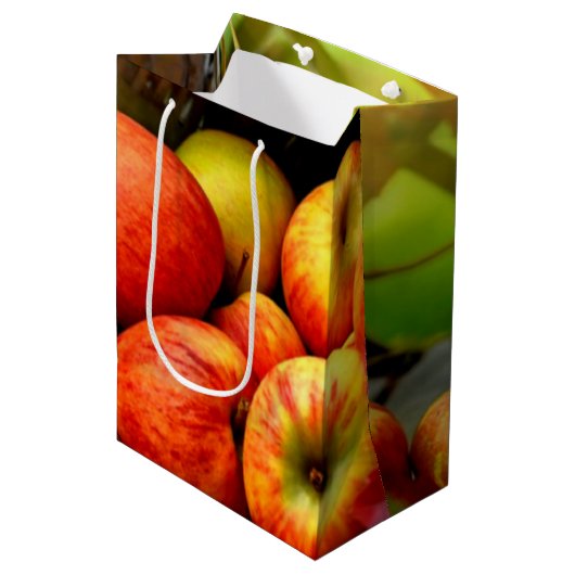 Apple Harvest Medium Cadeauzakje (Voorkant Gekanteld)