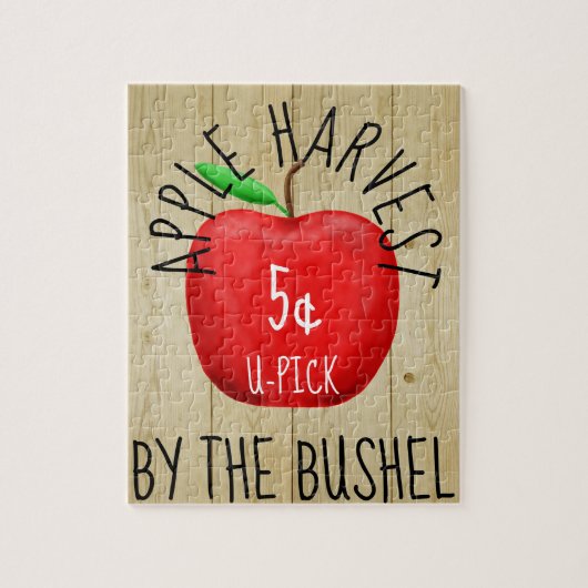 Apple Harvest Sign Legpuzzel (Verticaal)