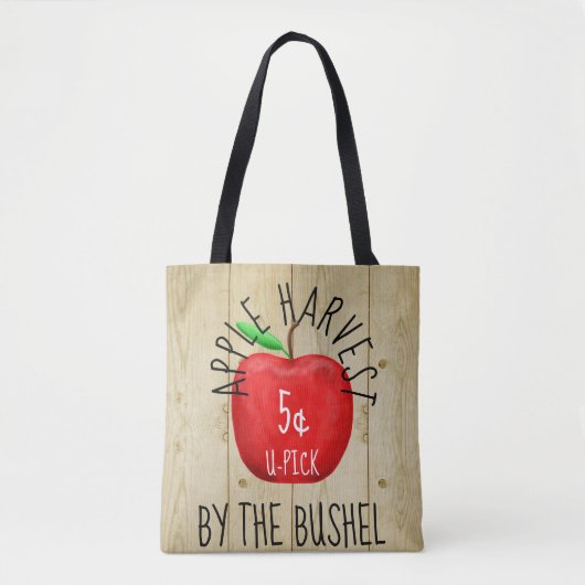 Apple Harvest Sign Tote Bag (Voorkant)