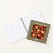 Apple Harvest Thanksgiving aangepaste naam Doel Notitieboek (Binnen)