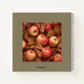 Apple Harvest Thanksgiving aangepaste naam Doel Notitieboek (Achterkant)