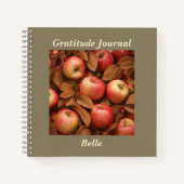 Apple Harvest Thanksgiving aangepaste naam Doel Notitieboek (Voorkant)