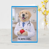Apple Health  Get Well Card  AA-1 Kaart (Gele Bloem)