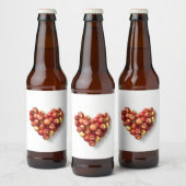 Apple Heart Bier Etiket (Flessen)