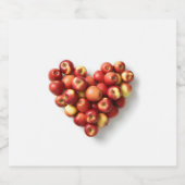 Apple Heart Bier Etiket (Enkel label)