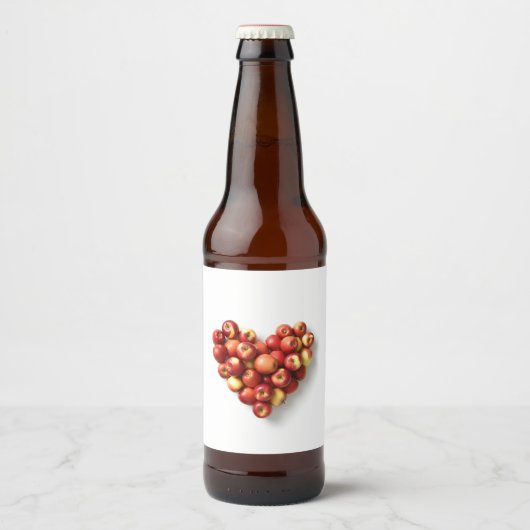 Apple Heart Bier Etiket (Voorkant)