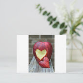 Apple Heart Briefkaart (Staand voorkant)
