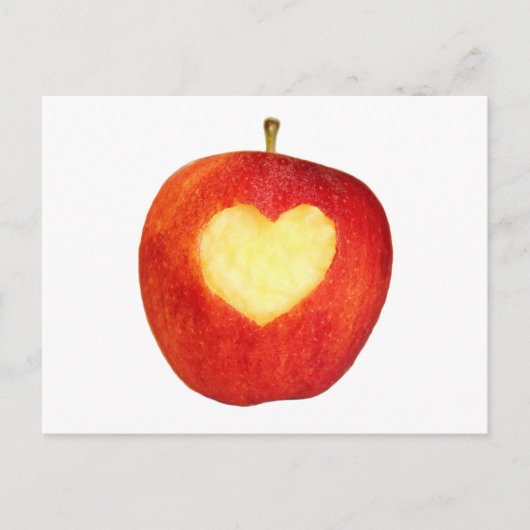 Apple Heart Briefkaart (Voorkant)