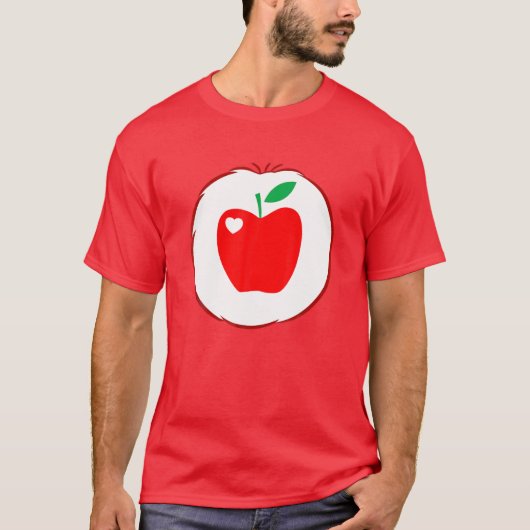 Apple-Heart-Care-For-Beer-Heart-Costume Halloween T-shirt (Voorkant)