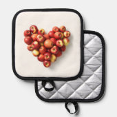 Apple Heart Pannenlap (Voorkant / Achterkant)