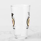 Apple & Heart Red & Black Food to Groei Logo Glas (Links)