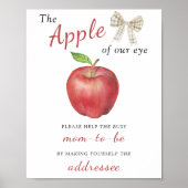 Apple - Help de drukke moeder-to-be geadresseerde Poster (Voorkant)