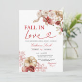 Apple Herfst in Love Pumpkin Vrijgezellenfeest Her Kaart (Staand voorkant)