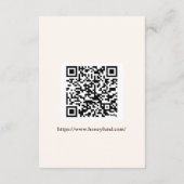 Apple Herfst Vrijgezellenfeest Honeymoon Fund Informatiekaartje (Achterkant)