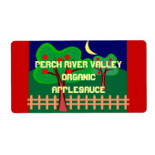 Apple Home Canning Applesauce Butter Wine Labels (Voorkant)