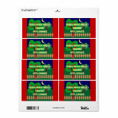 Apple Home Canning Applesauce Butter Wine Labels (Full Sheet)